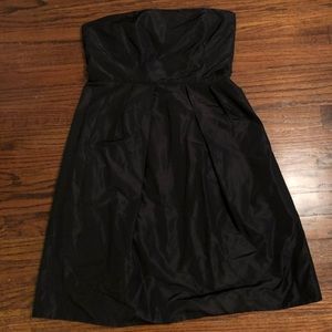 Black JCrew silk dress